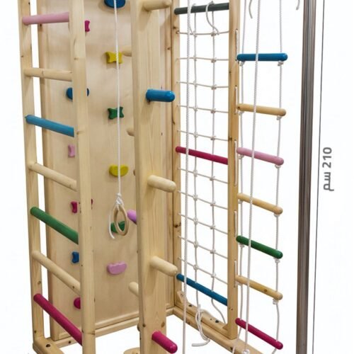 Kids Wooden Jungle Gym Indoor Playground - Regular Size