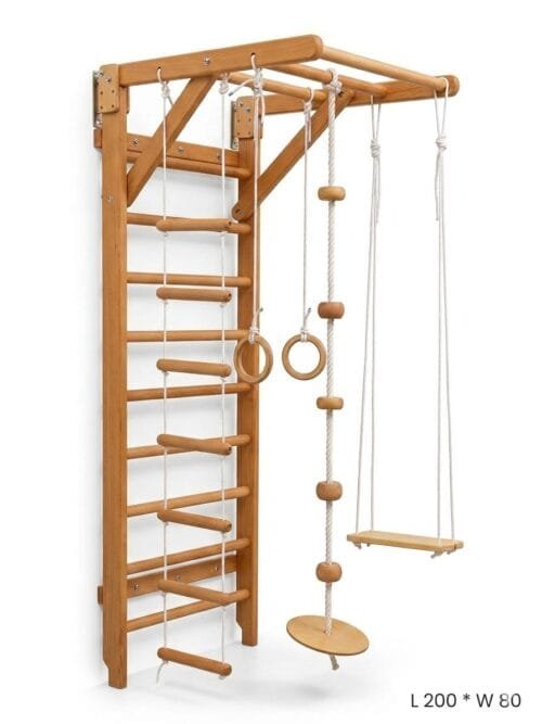 Premium Beech Wood Swedish Ladder ٤ سلم سلم رياضى خشب زان فاخر