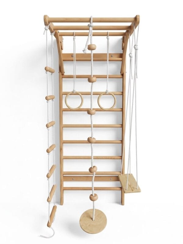 Premium Beech Wood Swedish Ladder ٤ سلم سلم رياضى خشب زان فاخر