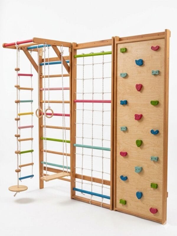 Premium Indoor Wooden Climbing Set 2