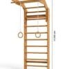 Premium Wooden Stall Bar - The ProGym Ladder السلم الرياضي برو