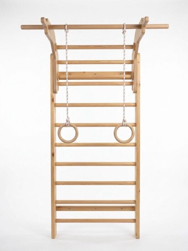 Premium Wooden Stall Bar - The ProGym Ladder السلم الرياضي برو ٢