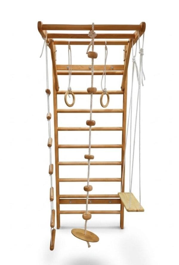 Premium Beech Wood Swedish Ladder سلم سويدي رياضى خشب زان فاخر