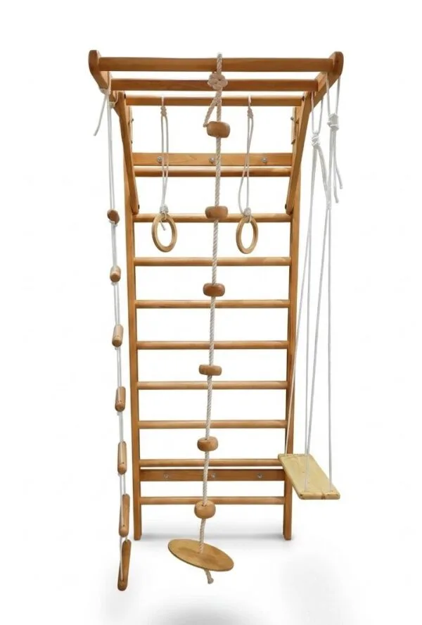 Premium Beech Wood Swedish Ladder سلم سويدي رياضى خشب زان فاخر