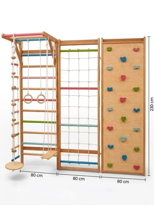 Premium Beech Wood Climbing Set مجموعة التسلق خشب زان