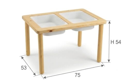 Montessori Sensory Activity Table 1 طاولة مونتيسوري للأنشطة الحسية