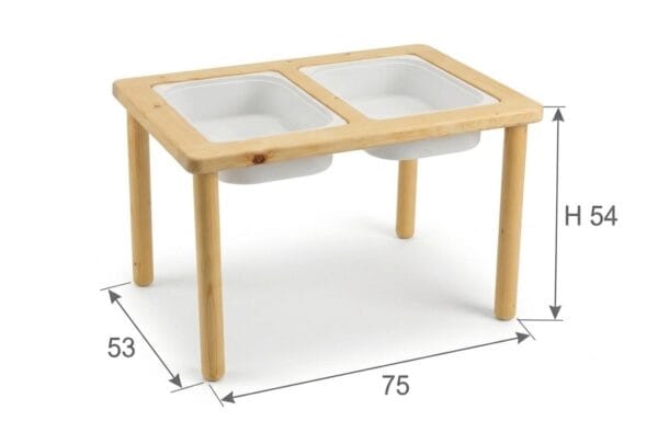 Montessori Sensory Activity Table 1 طاولة مونتيسوري للأنشطة الحسية