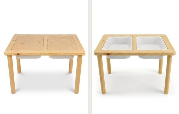 Montessori Sensory Activity Table 3 طاولة مونتيسوري للأنشطة الحسية